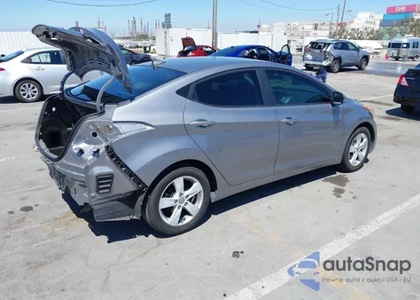 2012 Hyundai Elantra Gls (Ulsan Plant) from USA, damaged, VIN KMHDH4AE2CU402512